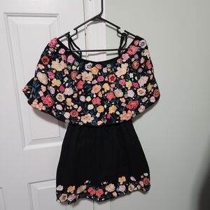 Savanna Jane off-the-shoulder Romper, NWT MEDIUM